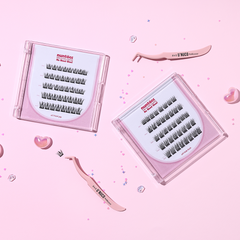 UNUCO nuntocc pre-glued eyelashes No need glue cluster lashes